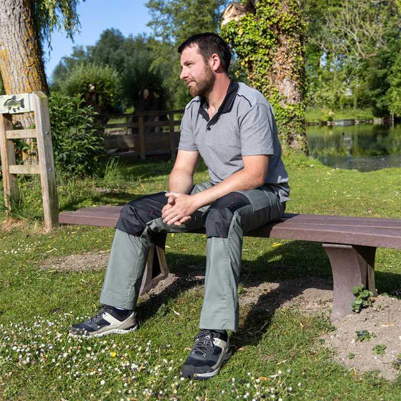 Pantalon de Travail Homme Stretch Léger et Résistant avec Poches Genouillères Sans Métal - LMA - Image 19