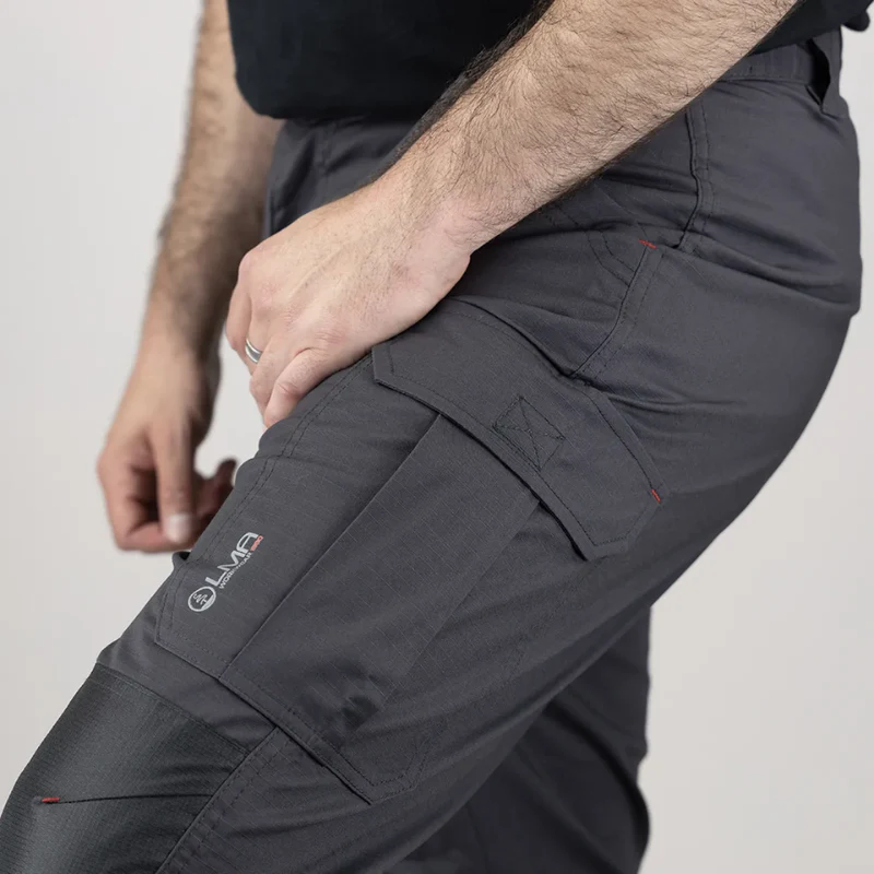 Pantalon de Travail Homme Stretch Léger et Résistant avec Poches Genouillères Sans Métal - LMA - Image 5