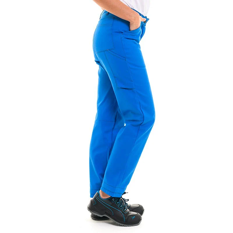 Pantalon de Travail Femme Jade Bleu Azur - ADOLPHE LAFONT - Image 4