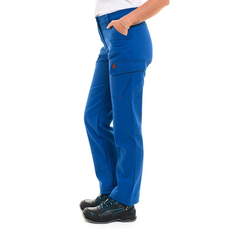 Pantalon de Travail Femme Jade Bleu Bugatti - ADOLPHE LAFONT - Image 2