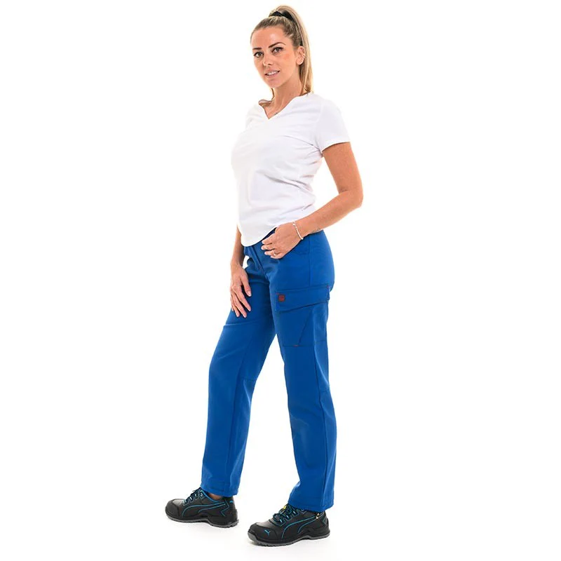 Pantalon de Travail Femme Jade Bleu Bugatti - ADOLPHE LAFONT - Image 6