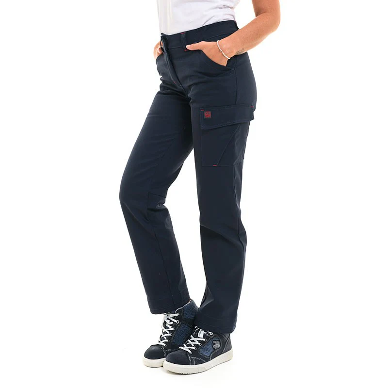 Pantalon de Travail Femme Jade Bleu Marine - ADOLPHE LAFONT - Image 2