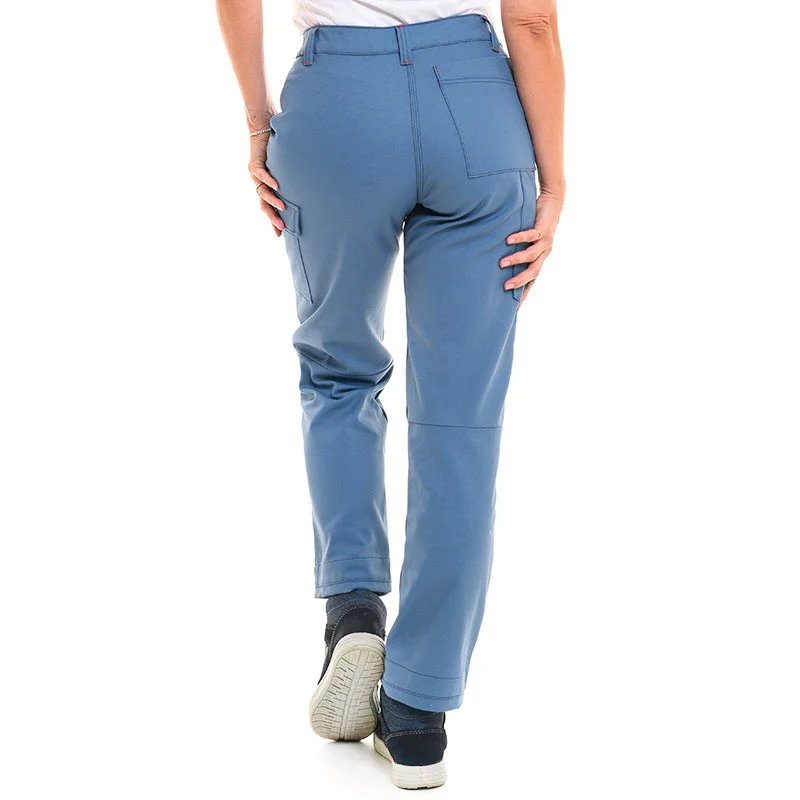 Pantalon de Travail Femme Jade Bleu Métal - ADOLPHE LAFONT - Image 3