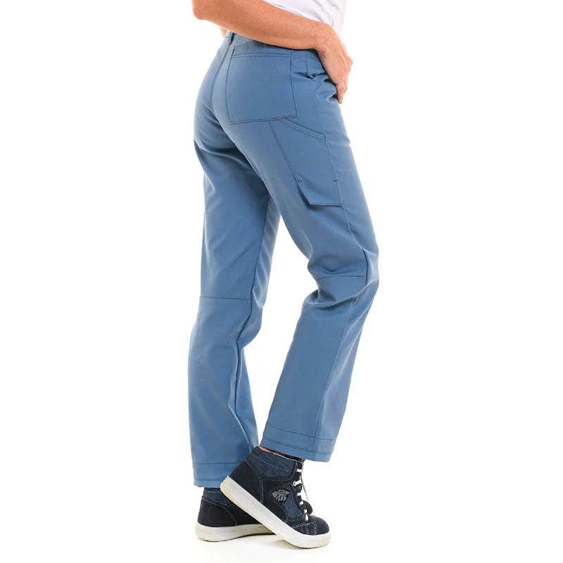 Pantalon de Travail Femme Jade Bleu Métal - ADOLPHE LAFONT - Image 4