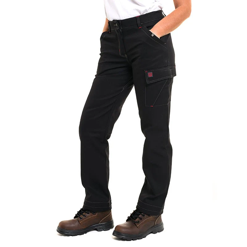 Pantalon de Travail Femme Jade Noir - ADOLPHE LAFONT - Image 2