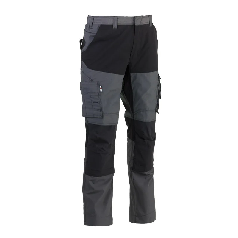 Pantalon de Travail Homme Extensible 4 Sens Hector Kaki et Noir - HEROCK - Image 4