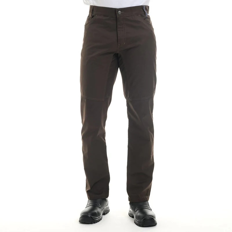 Pantalon de Travail Marron Romarin - ADOLPHE LAFONT - Image 2