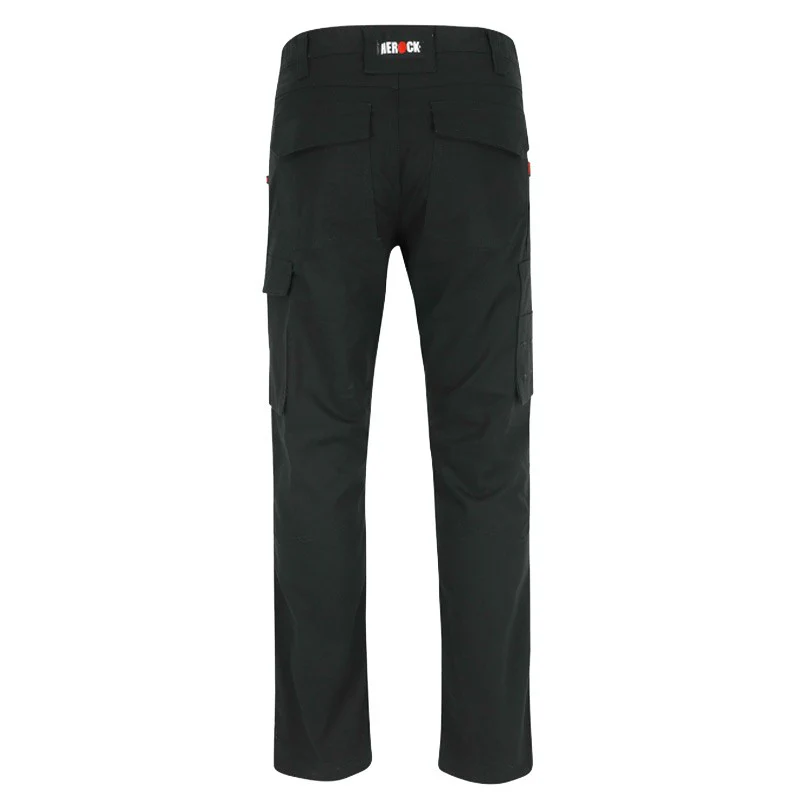 Pantalon de Travail Homme Dero Multipoches Stretch Noir - HEROCK - Image 2