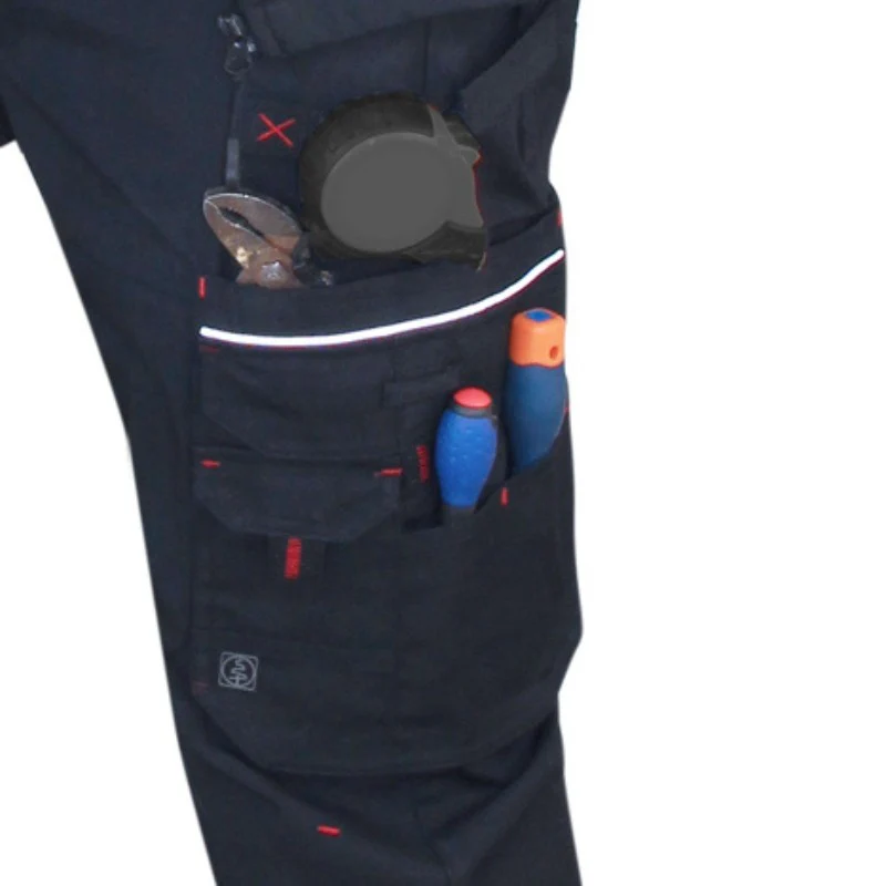 Pantalon de Travail Homme Basalte Extensible Noir - LMA - Image 3