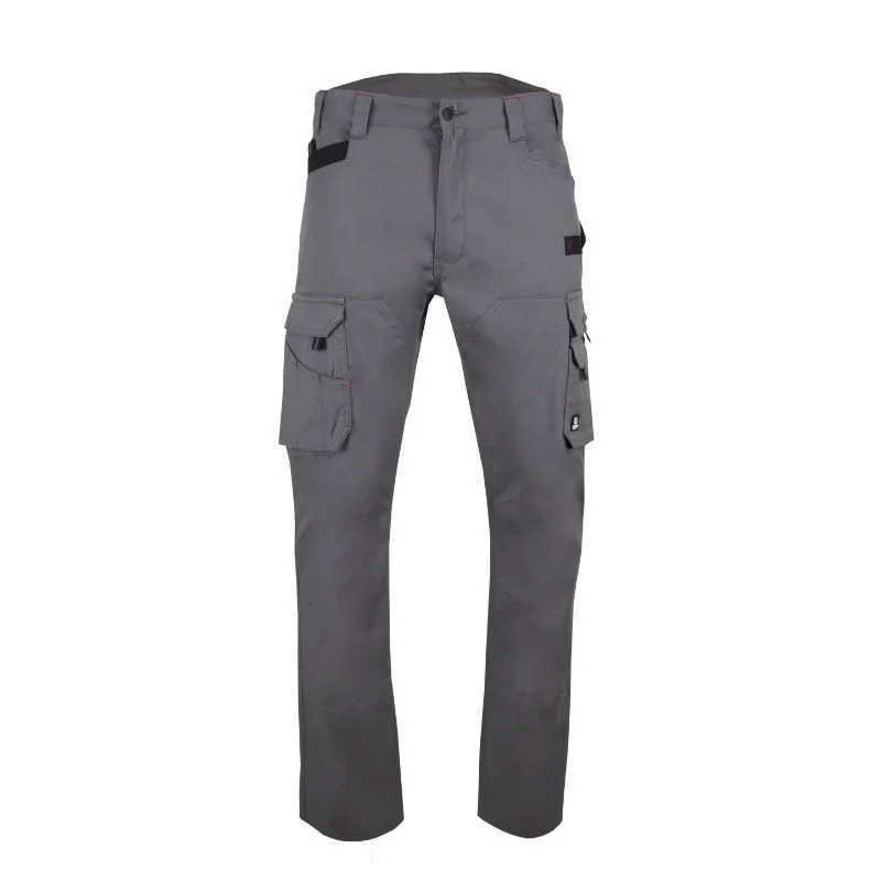 Pantalon de Travail Homme Renforcé Multipoches Gris Torche - LMA - Image 3