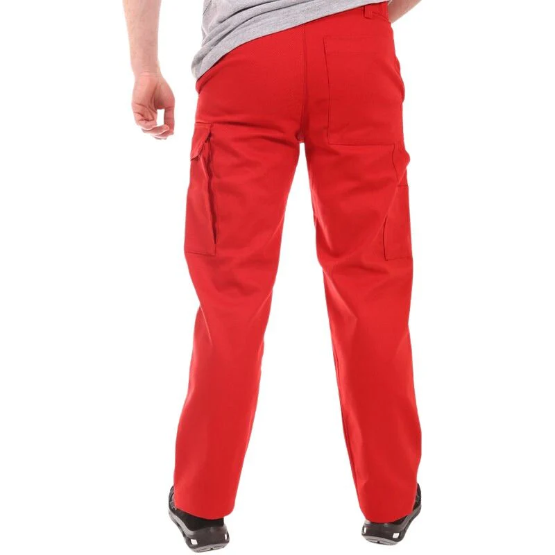 Pantalon de Travail Homme Basalte Rouge - ADOLPHE LAFONT - Image 4