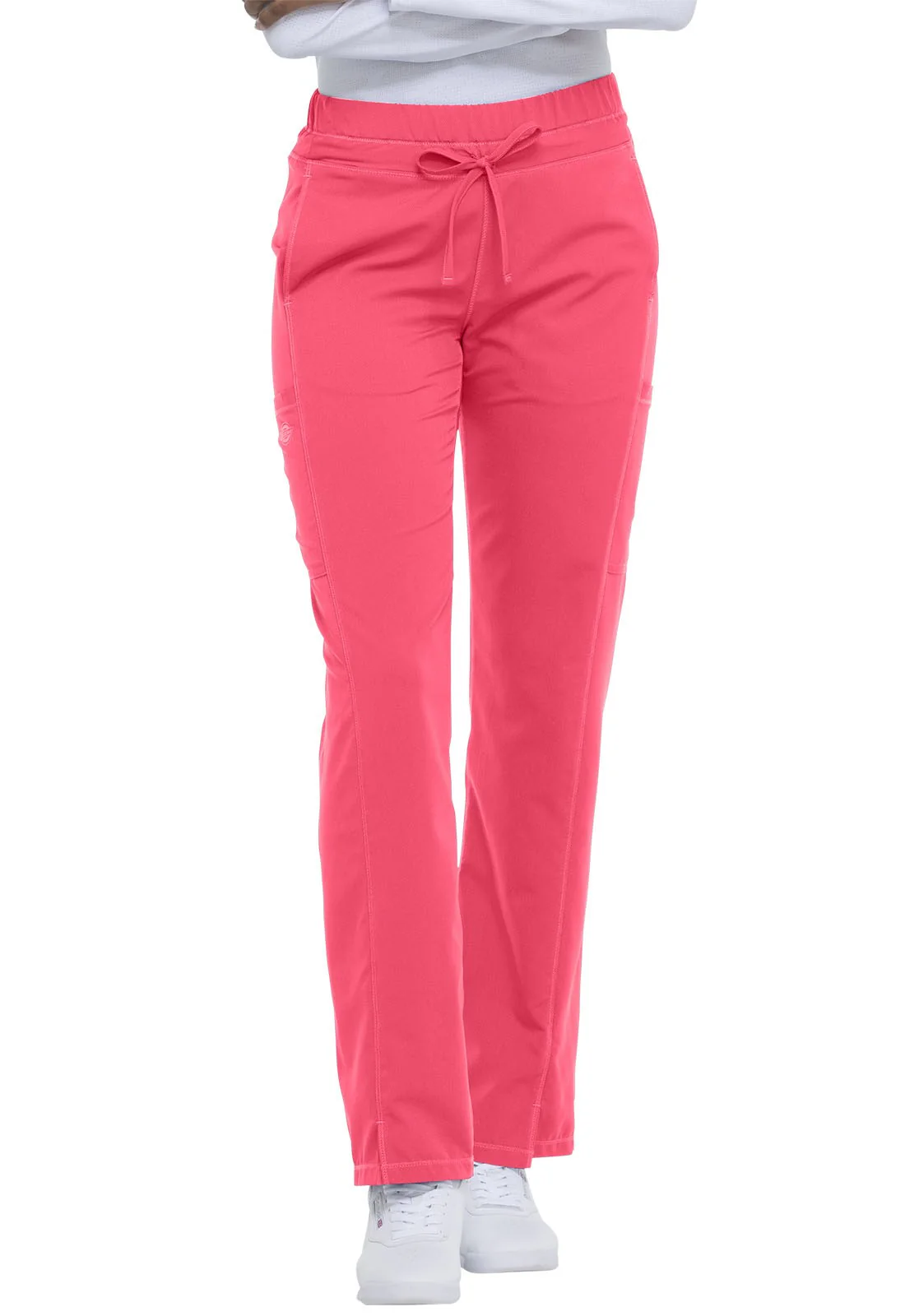 Pantalon Médical Femme Rose Coupe Droite Taille Haute - DICKIES MEDICAL