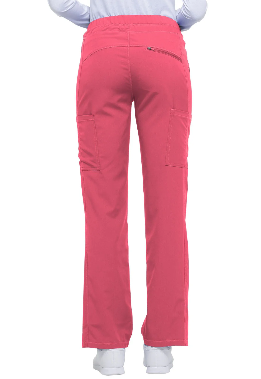 Pantalon Médical Femme Rose Coupe Droite Taille Haute - DICKIES MEDICAL - Image 2