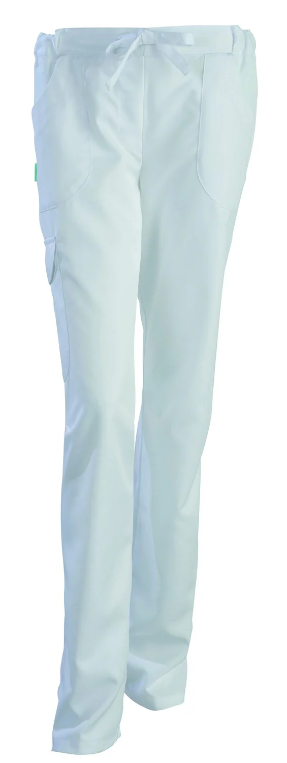 Pantalon Esthéticienne Femme Blanc Modèle Juliette - LAFONT SANTE - Image 2