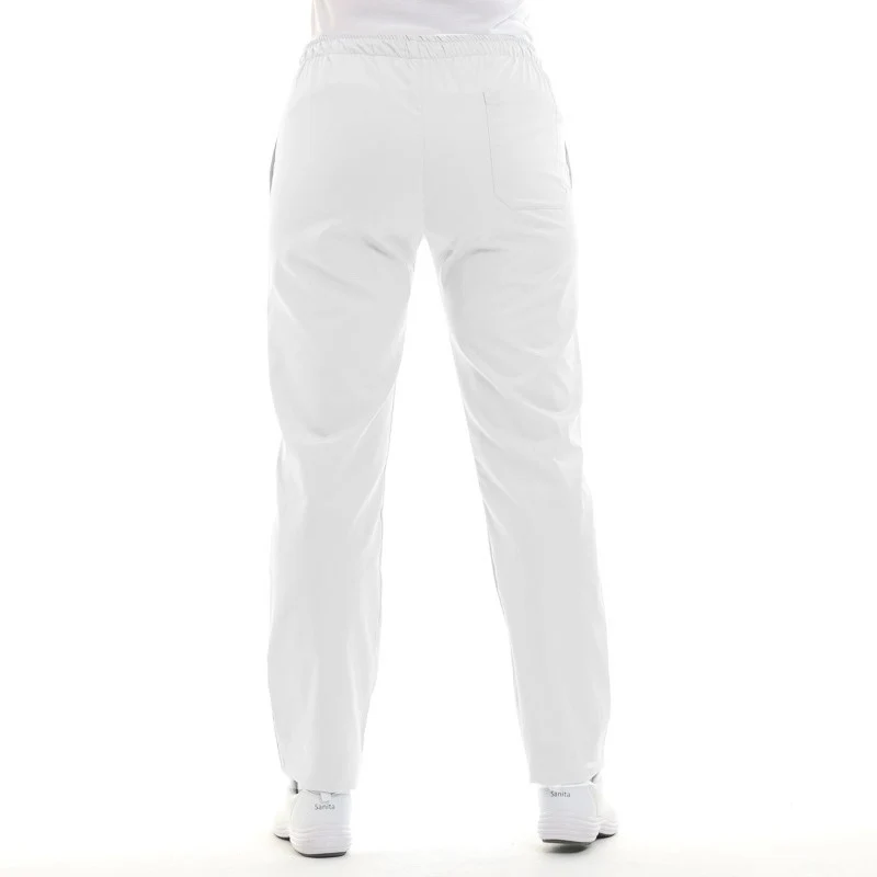 Pantalon Etudiante Esthéticienne Blanc - MANELLI - Image 3