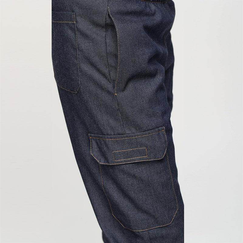 Pantalon de Cuisine Jean Cuisine Femme - MANELLI - Image 3