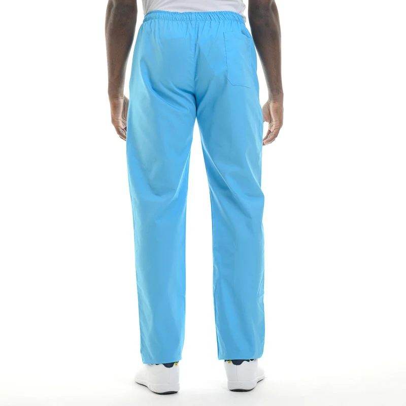 Pantalon Médical Unisexe Bleu Turquoise Réglable - MANELLI - Image 4