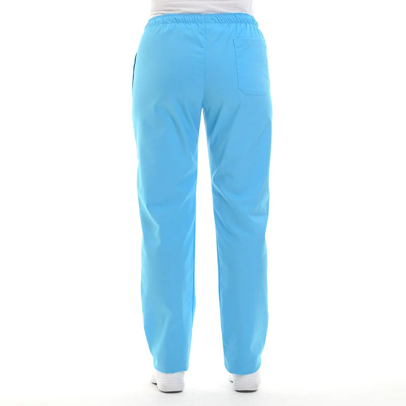 Pantalon Médical Unisexe Bleu Turquoise Réglable - MANELLI - Image 5