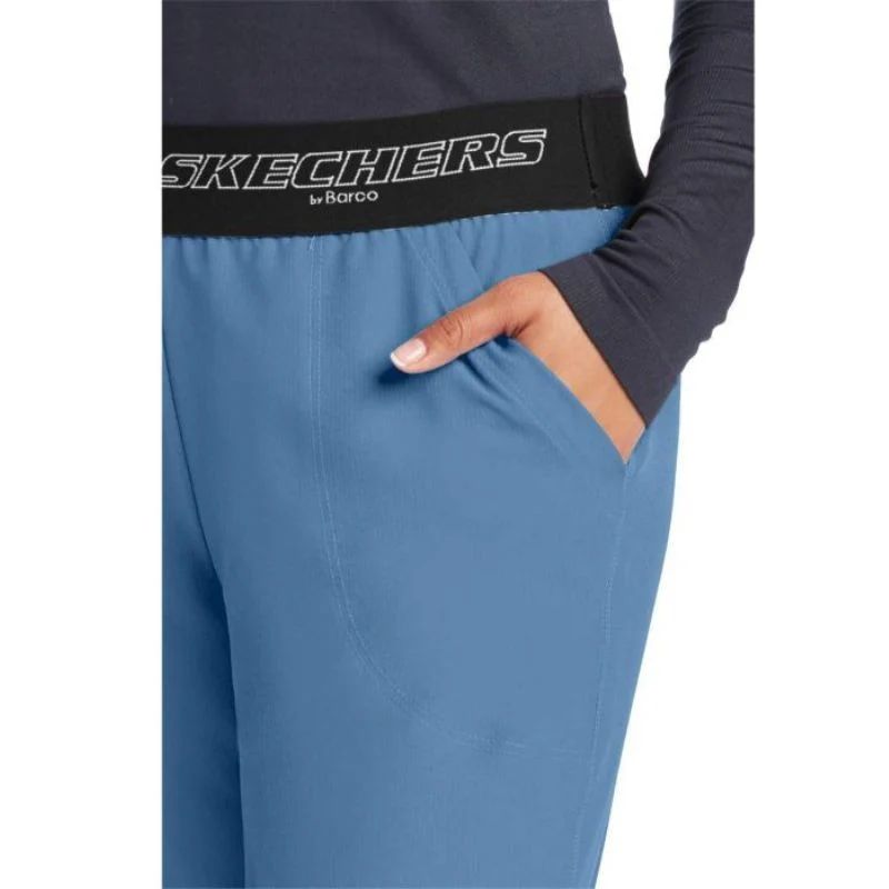 Pantalon Médical Femme Bleu Ciel - SKECHERS - Image 3