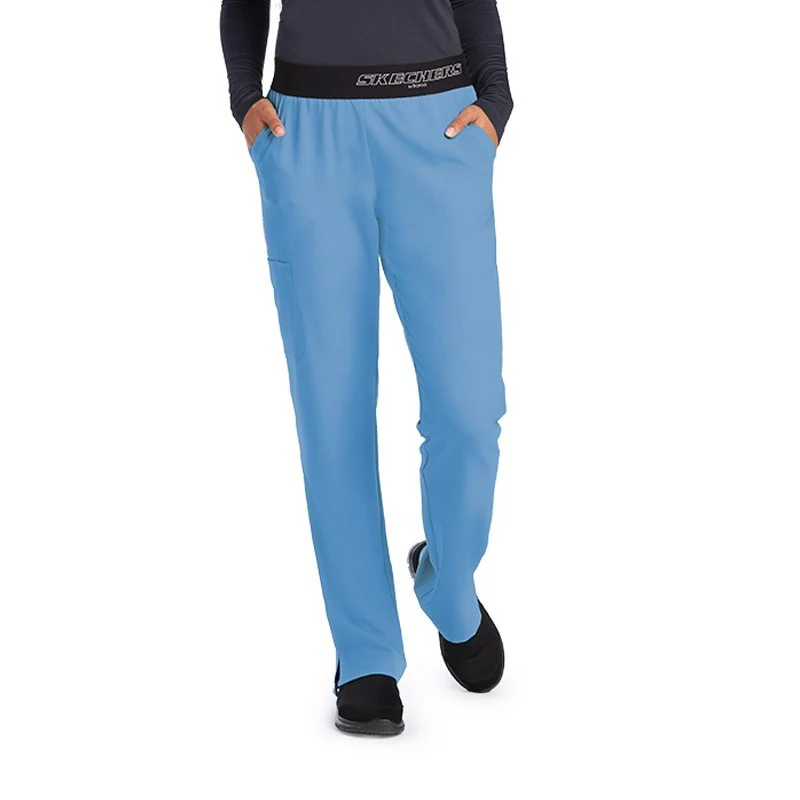 Pantalon Médical Femme Turquoise - SKECHERS - Image 3