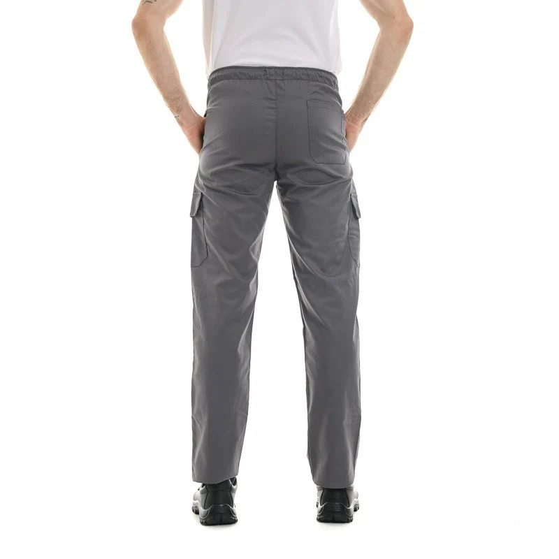 Pantalon Médical Multipoches Gris - MANELLI - Image 3