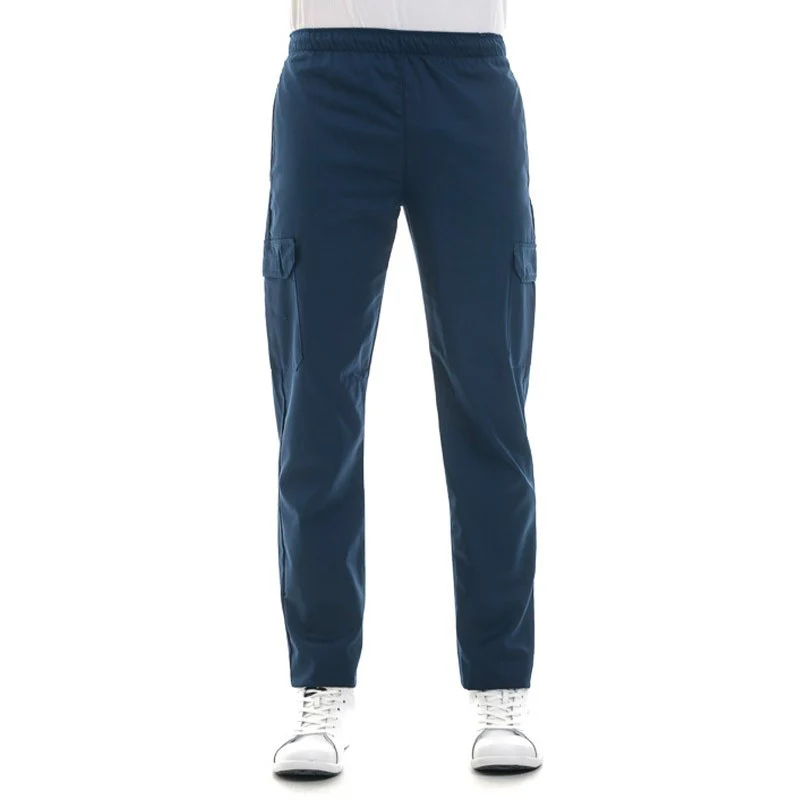 Pantalon Médical Mixte Noir Poches Latérales Lavable à 60° - MANELLI - Image 7