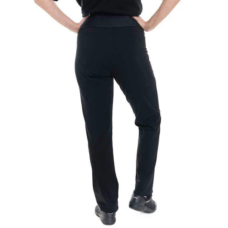 Pantalon Esthéticienne Femme en Jersey Noir - OURY - Image 2