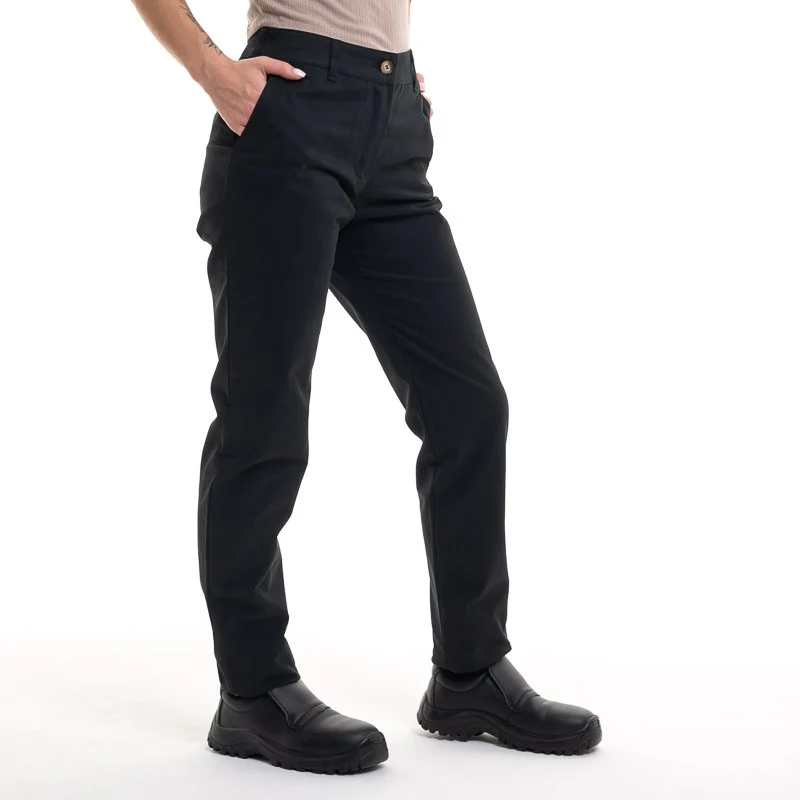 Pantalon de Travail Femme Soft Touch Noir Chiara - ROBUR - Image 4