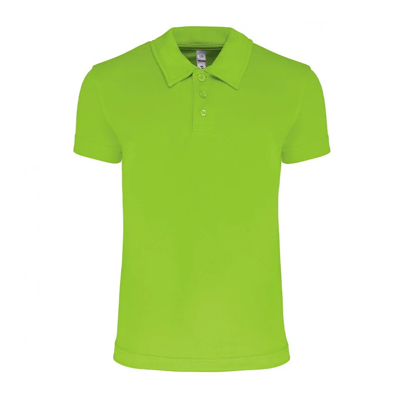 Polo Blanc Manches Courtes Respirant Enfant - PROACT - Image 6