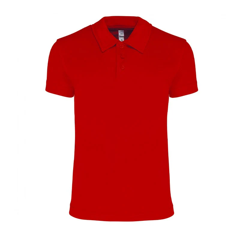 Polo Blanc Manches Courtes Respirant Enfant - PROACT - Image 8