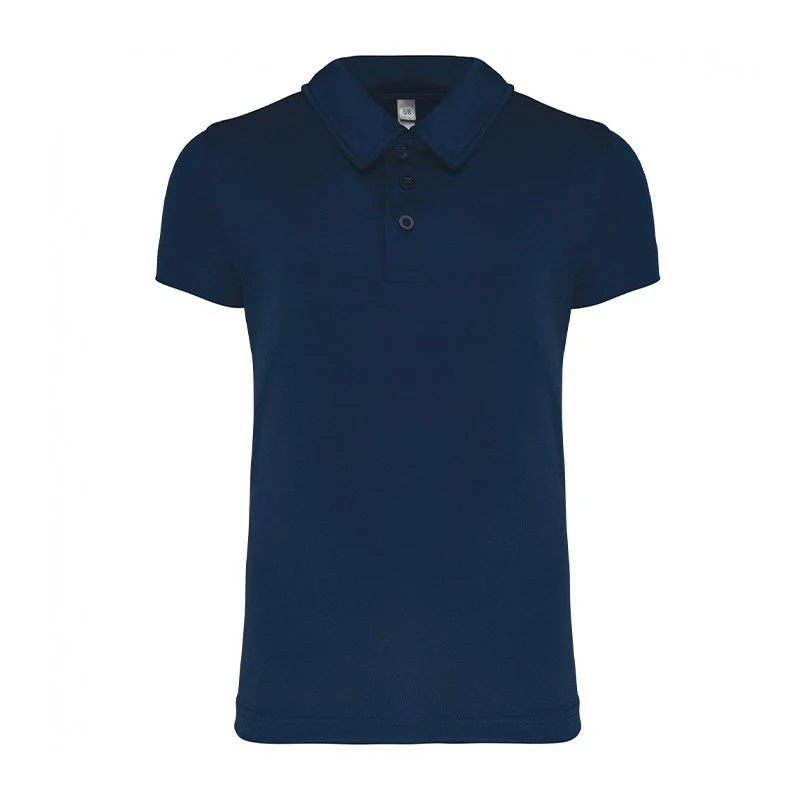 Polo Bleu Roi pour Enfant Manches Courtes Respirant - PROACT - Image 4