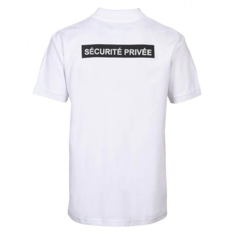 Polo de Sécurité Privée Mixte Sérigraphie Rétro Réfléchissante Coton - CITYGUARD - Image 5