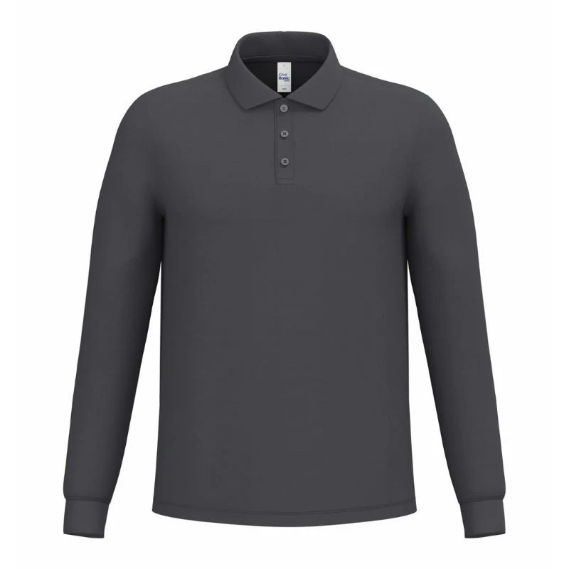Polo de Travail Piqué Homme Manches Longues - IDEAL BASIC BRAND - Image 5