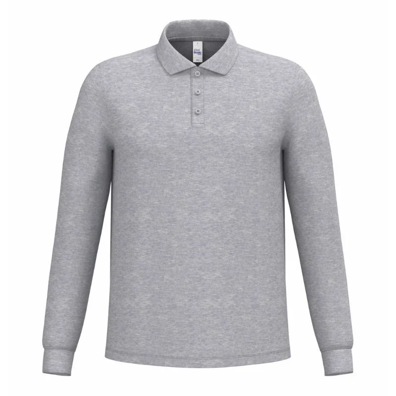 Polo de Travail Piqué Homme Manches Longues - IDEAL BASIC BRAND - Image 8