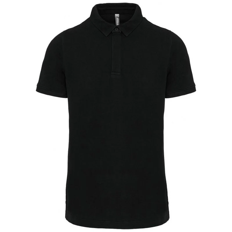 Polo de Travail Homme Manches Courtes Noir - TOPTEX