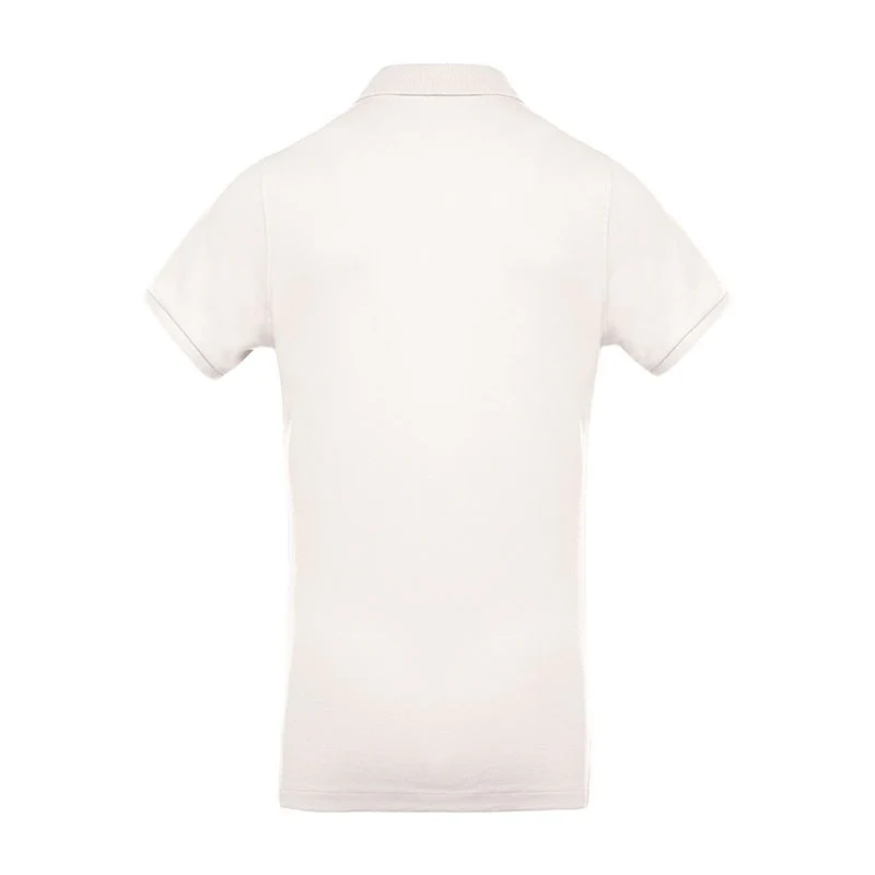 Polo de Travail Piqué Homme Bio Manches Courtes Beige - KARIBAN - Image 2