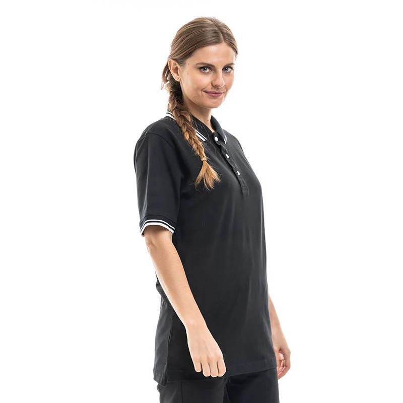 Polo de Travail Skipper Noir et Blanc - PAYPERWEAR - Image 5
