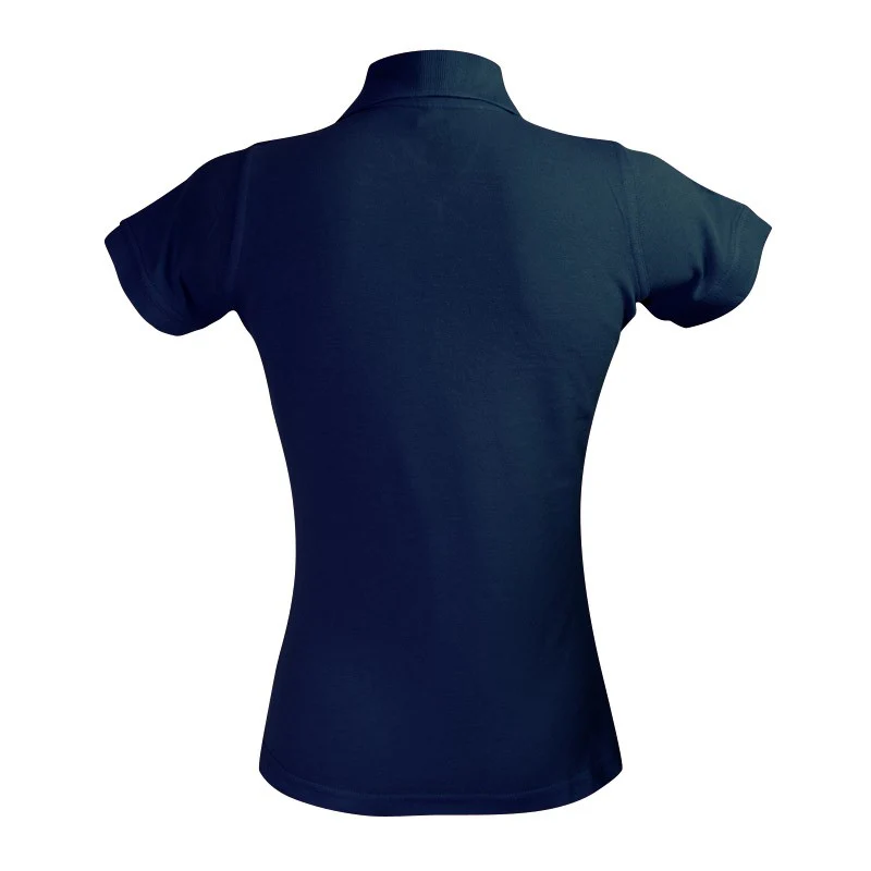 Polo de Travail Coton Femme Bleu Marine - TOPTEX - Image 3
