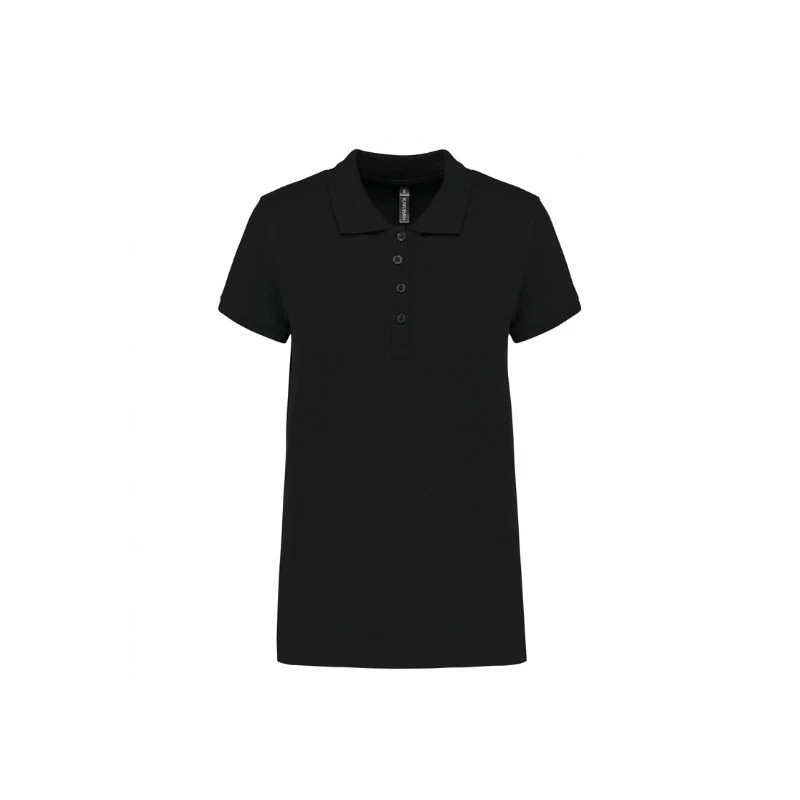 Polo de Travail Femme Manches Courtes Bleu Marine - KARIBAN - Image 4