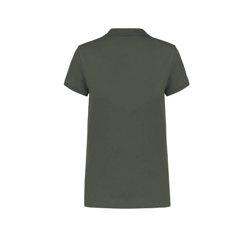 Polo Femme Kaki Foncé - KARIBAN - Image 2