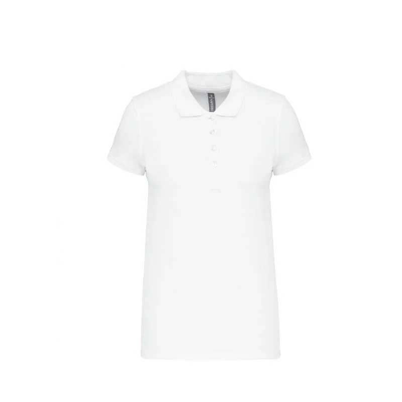 Polo Femme Kaki Foncé - KARIBAN - Image 5