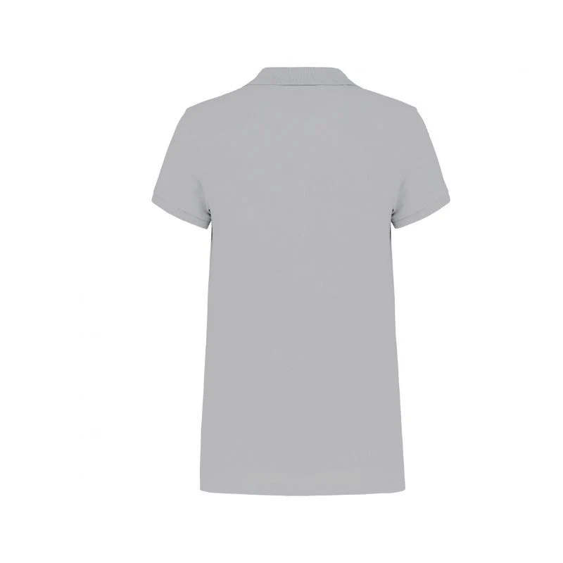 Polo de Travail Femme Gris Clair Workwear - KARIBAN - Image 2