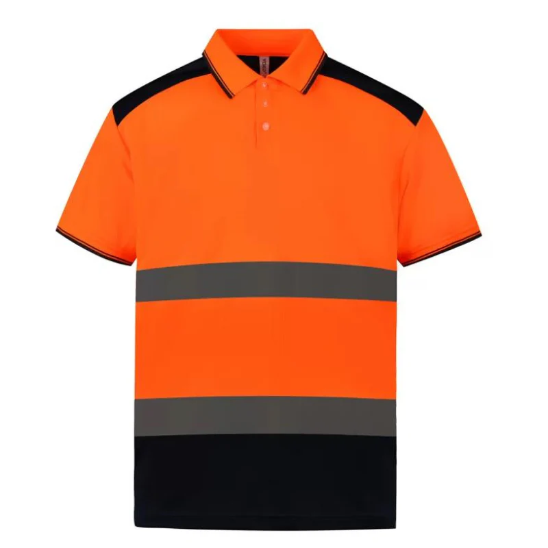 Polo Haute Visibilité Jaune Réfléchissant Homme - YOKO - Image 5