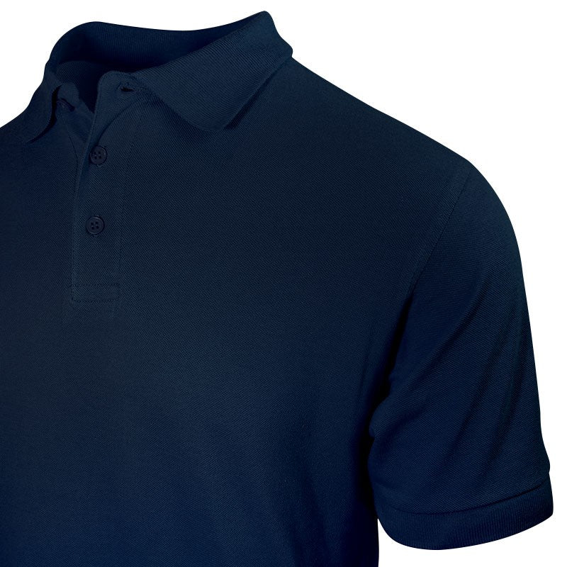 Polo de Travail Homme Bleu Marine Coton - TOPTEX - Image 3