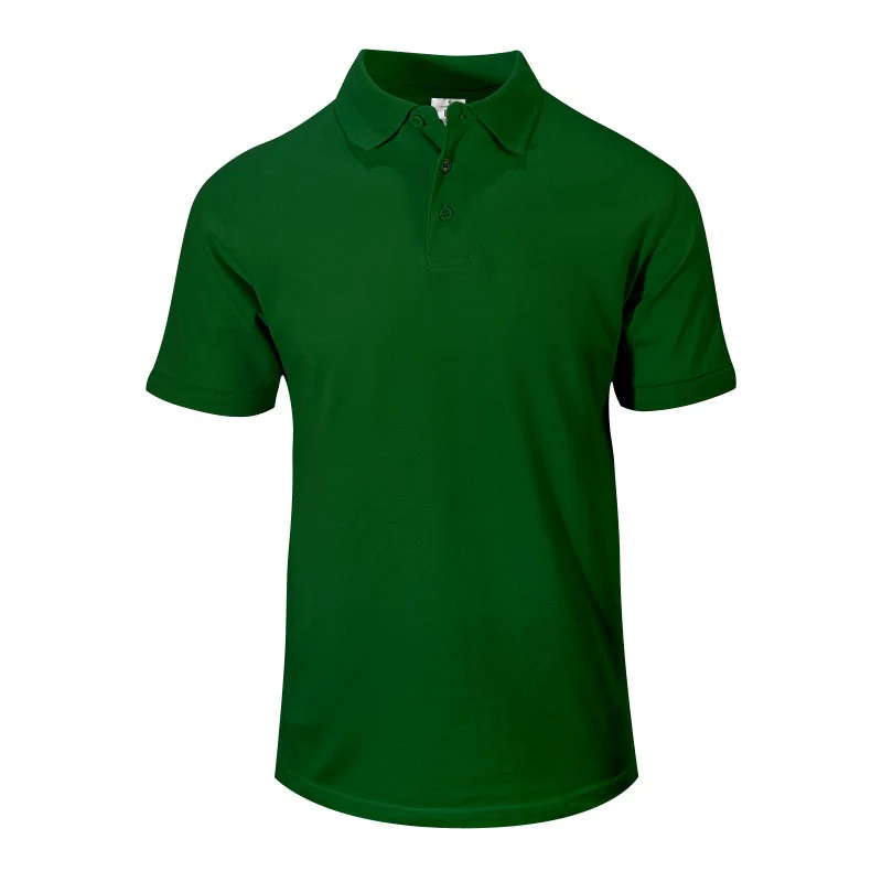 Polo de Travail Coton Homme Vert Foncé - TOPTEX