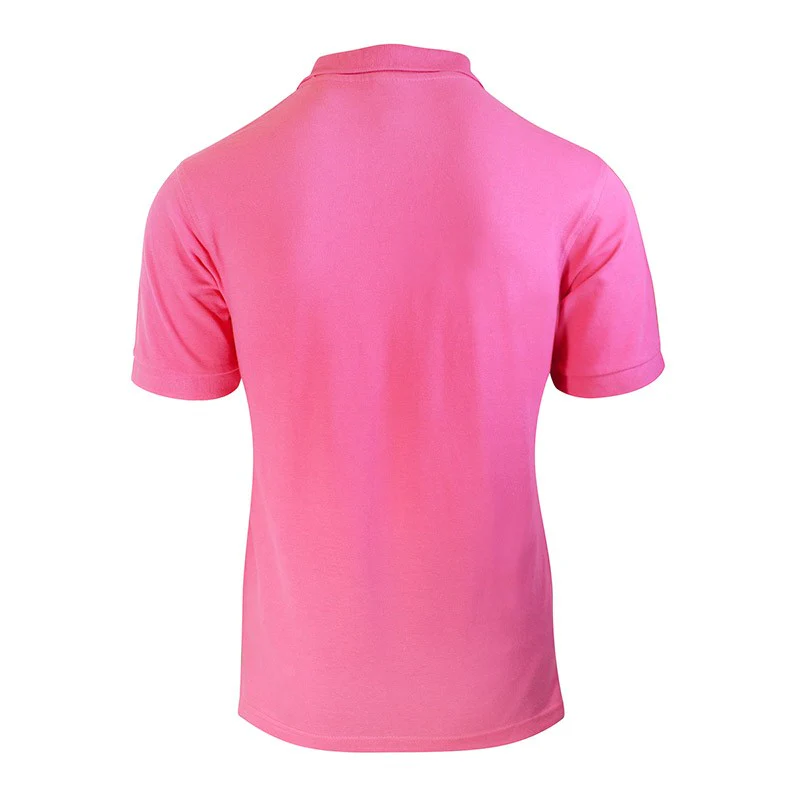 Polo de Travail Homme Rose en Coton - TOPTEX - Image 2
