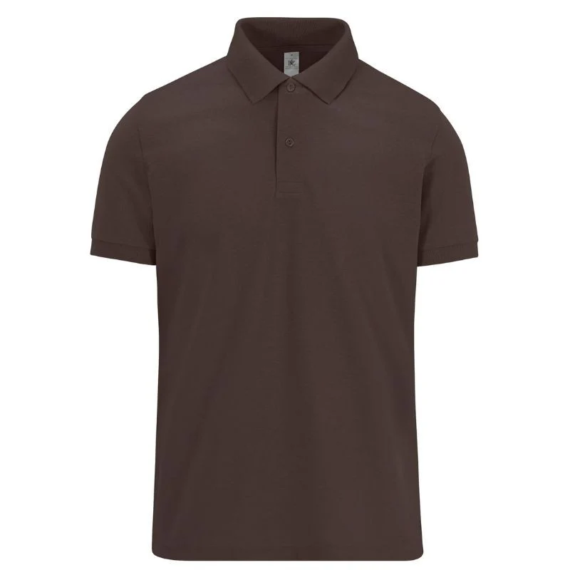 Polo Homme Manches Courtes Marron - B&C
