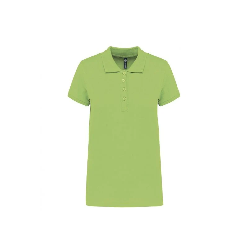 Polo de Travail Femme Noir Manches Courtes Classique - KARIBAN - Image 6