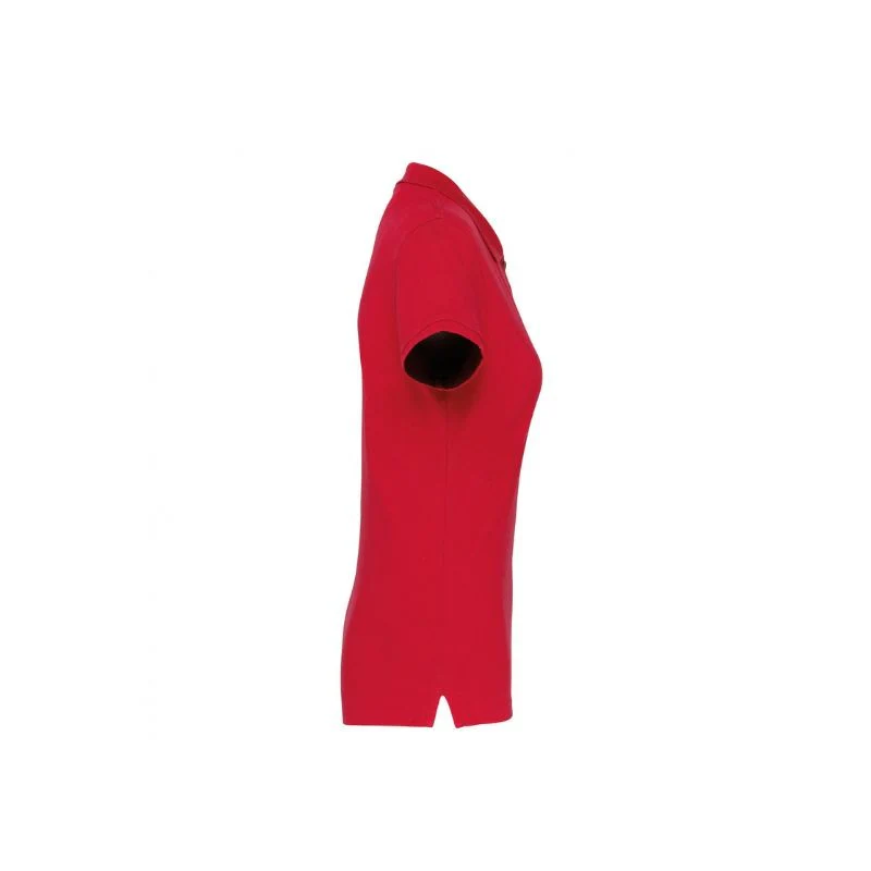 Polo de Travail Femme Manches Courtes Rouge Classique - KARIBAN - Image 3