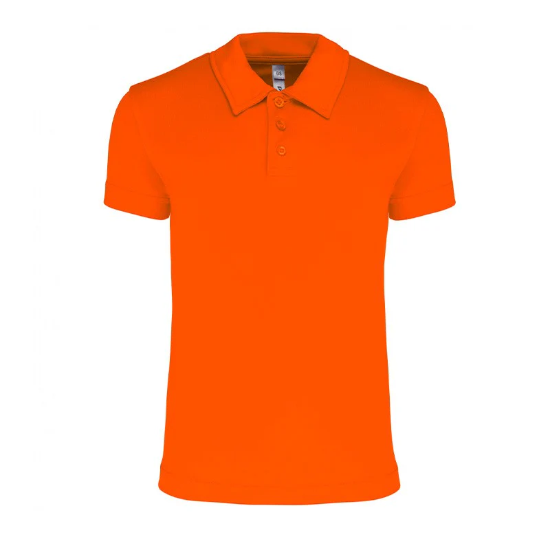 Polo Vert pour Enfants Manches Courtes Respirant - PROACT - Image 4